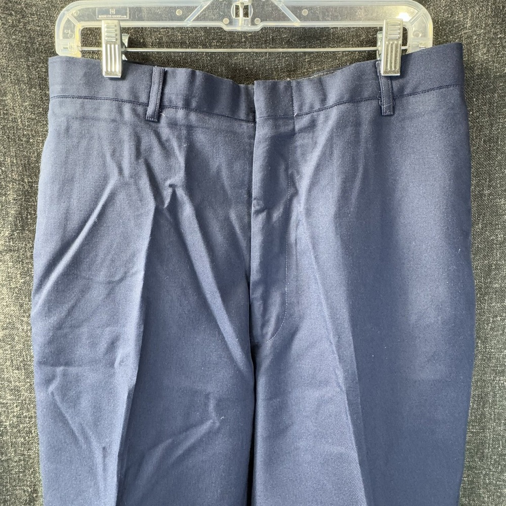 DSCP 33L Tennessee Apparel Corp Service Trousers Polywool Blue Flat Front